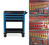 Kit d'outils électriques isolés de qualité industrielle 68 pièces avec certification VDE