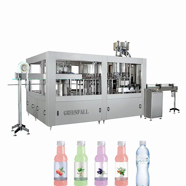 Máquina de embotellado de agua mineral, 3 en 1