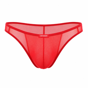 Ropa interior masculina sexy con diseño de jaula, tanga transparente de cintura baja con bolsa en U, calzoncillos tipo jockstrap para hombre - Product Image 2
