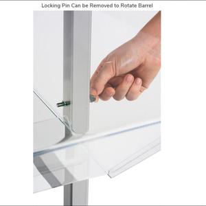 Baril à tombola en acrylique transparent et noir avec roulettes, sur pied, grand tambour <span class=keywords><strong>de</strong></span> tombola, écran <span class=keywords><strong>de</strong></span> <span class=keywords><strong>tirage</strong></span> <span class=keywords><strong>au</strong></span> <span class=keywords><strong>sort</strong></span> - Product Image 3