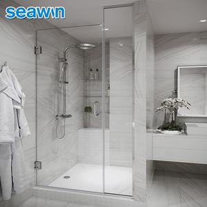 Seawin נירוסטה זכוכית מקלחת דלת קיר הר ציר חדר מקלחת - Product Image 1