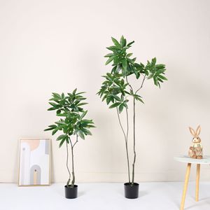 Árbol de la Fortuna Artificial Dream Castle de 100cm-200cm, Planta Decorativa para Interiores, para Sala de Estar, Hotel o Exhibición - Product Image 1