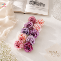 Têtes de roses artificielles, fausses roses pour bouquet de mariage DIY, arrangement floral pour la maison, décoration artisanale, vente en gros
