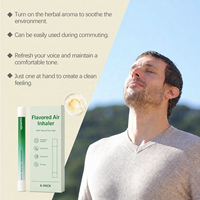 Stylo diffuseur à la menthe verte - Non électrique avec extrait naturel - Pour la purification des poumons et le confort respiratoire