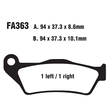 Pastillas de freno semimetálicas para motocicleta FA363 para <span class=keywords><strong>BMW</strong></span> <span class=keywords><strong>R</strong></span> 850 1100 1150 <span class=keywords><strong>1200</strong></span> <span class=keywords><strong>K</strong></span> <span class=keywords><strong>1200</strong></span> Sport Enduro Placa de freno - Product Image 3