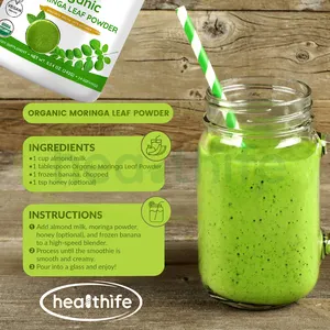 Healthife OEM bio-Moringa-Blätterpulver Moringa-Blätterpulver