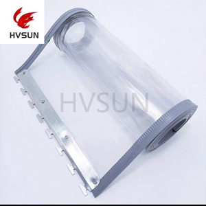 Cortina de Puerta Magnética Transparente de PVC con Aislamiento Térmico y Cierre Automático - Product Image 3