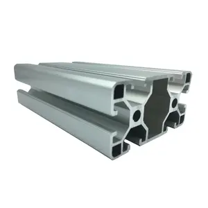 Perfil de aluminio Industrial de pista de 4080 T, haz de ranura de 4080 V, extrusión de ranura en V, 40x80, forma de C, 4080