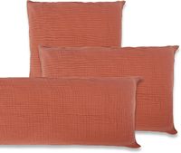 Ensemble de taies d'oreiller 100% coton mousseline, respirantes, douces pour la peau et ultra-douces