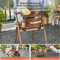Ensemble table et chaises trois pièces en alliage d'aluminium pour balcon, design minimaliste moderne, mobilier de loisirs extérieur pour cour