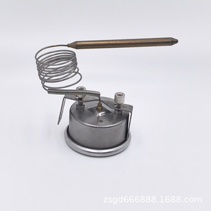 Stainless Steel <b>Pizza</b> <b>Oven</b> Temperature Gauge 0-500C Circular Display With Capillary Tube For <b>Electric</b> <b>Ovens</b> - Product Image 5