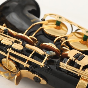 Noir Or Laque Laiton Alto <span class=keywords><strong>Instrument</strong></span> Torero S-20 Professionnel Mib Alto Sax <span class=keywords><strong>Instrument</strong></span> à vent <span class=keywords><strong>Saxo</strong></span> roseau saxophone étui - Product Image 3
