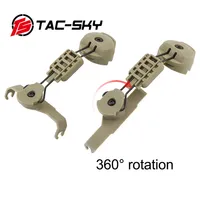 TS TAC-SKY Casque Tactique ARC Rail Adaptateur Casque Accessoires Sordin Supports pour SORDINHEADSET Casque de Tir Tactique