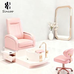 Silla de pedicura moderna de lujo de alta calidad para salones de uñas pedicura Spa de pies con asiento ajustable y respaldo para Nail Techs - Product Image 5
