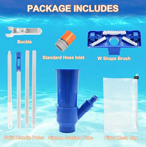 Suministros <span class=keywords><strong>de</strong></span> limpieza <span class=keywords><strong>para</strong></span> <span class=keywords><strong>piscina</strong></span>, <span class=keywords><strong>Kit</strong></span> <span class=keywords><strong>de</strong></span> <span class=keywords><strong>aspiradora</strong></span> <span class=keywords><strong>de</strong></span> hojas con cepillo, poste <span class=keywords><strong>de</strong></span> 4 secciones, 63 pulgadas - Product Image 3