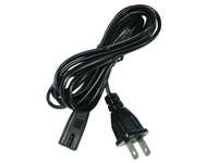 Câble d'alimentation CA avec fiche VDE EU 2 broches et prise femelle IEC C7 (figure 8), conducteur en cuivre, isolation PVC, 16A
