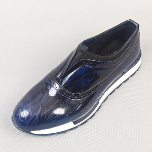 Chaussures bateau pour homme en cuir véritable à bout pointu, style britannique, semelle extérieure en caoutchouc confortable, toutes saisons - Product Image 3
