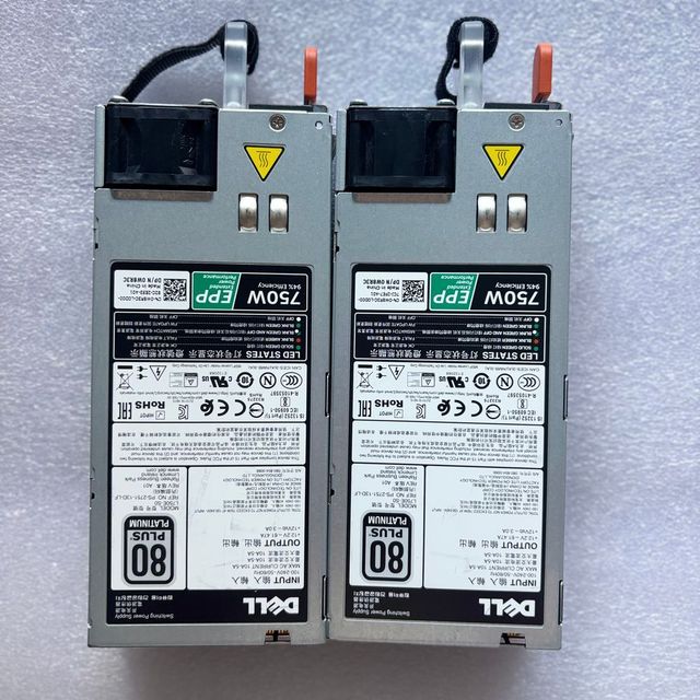 Hotsale Tested Used 0W8R3C 750W L750E-S0 80+ Platinum Power Supply for R730XD R730 R630