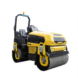 3 टन कुबोटा इंजन ब्रांड डबल ड्रम डीजल पूरी तरह से हाइड्रोलिक प्रकार के सड़क रोलर कंपन कम्पेक्टर - Product Image 1