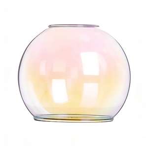 Meilleures ventes - <span class=keywords><strong>Abat</strong></span>-<span class=keywords><strong>jour</strong></span> en verre rond personnalisé, coloré, brillant, pour éclairage intérieur et décoration - Product Image 4