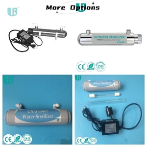 Stérilisateur d'eau UV SUV-G1L pour eau potable, système de purification d'eau GPH287T5L/4P 12W avec lampe germicide UV à ballast - Product Image 2