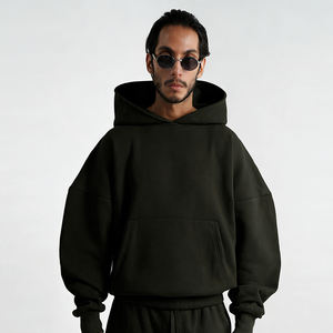 Ethical Green Fabric High Quality Men's Oversized <b>Hoodie</b> Heavy Weight Organic Cotton Embroidered Sustainable Eco-friendly Winter - Product Image 4