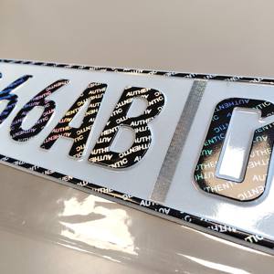 Placas de Matrícula Personalizadas con Relieve, Reflectantes, para Motocicletas, Vehículos y Automóviles, Estándar de Calidad para Licitaciones Gubernamentales - Product Image 4