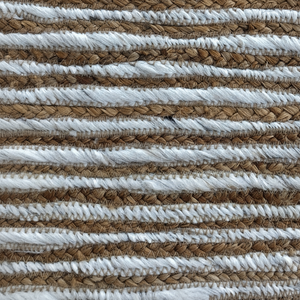 Bulles à perles noires, tapis indien en laine et JUTE fabriqué à la main, accessoire en laine - Product Image 1