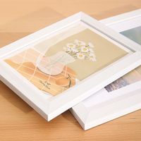 Vente chaude Moderne Blanc En Plastique Cadre Photo De Mode Décoration De La Maison Utilisé pour 5 6 7 8 9 10 12 16 Pouces Mur Art Peinture