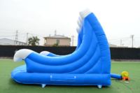 Attrayant Sport Jeu Électrique Mécanique Gonflable Rodéo Snowboard Pvc Tapis Gonflable Surf Tapis Gonflable Surf Simulateur