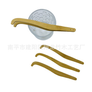 Pince alimentaire en bambou naturel Xianglong 17 cm, pince à thé, accessoires en céramique, biodégradable, durable pour la cuisine - Product Image 2