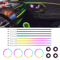 Kit d'éclairage d'ambiance pour voiture TMPRO pour Chery Arrizo 8 Pro 2025-2027, bande lumineuse LED dynamique pour l'ambiance intérieure, accessoires intérieurs