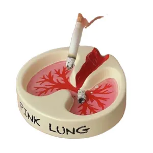 Kunden spezifische Lucy Heart Keramik Aschenbecher, benutzer definierte geformte Porzellan Zigarren Aschenbecher in jeder Form, Größe und Farbe
