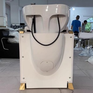 Sillón de Masaje Eléctrico de Lujo para Salón de Belleza, Color Marrón, con Cuero PU, Resistente, para Lavado de Cabello, para Spa/Salón - Product Image 4