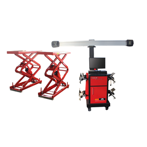 Cric hydraulique à ciseaux portable à deux montants et un cylindre, mobile, certifié CE, CHENTUO CT602, garantie de 12 mois - Product Image 1