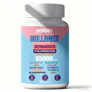 Capsule de beauté anti-âge multi-effets enrichie en collagène, <span class=keywords><strong>acide</strong></span> <span class=keywords><strong>hyaluronique</strong></span> et vitamine C, idéale pour adultes - Product Image 1