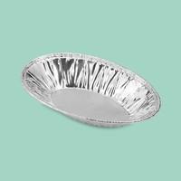 Plaque de cuisson cannelée en aluminium jetable en aluminium coupe à pudding fête dessert décoratif boulangerie restauration