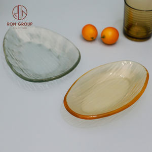 Plateau de collation de bonbons aux fruits en forme d'<span class=keywords><strong>oeuf</strong></span> et de feuilles, <span class=keywords><strong>plat</strong></span> artisanal unique, assiettes en plastique pour mariage - Product Image 2