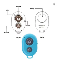 Control Remoto Bluetooth para Selfies con un Solo Botón para Teléfono Móvil