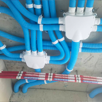 Conduit d'air propre à double paroi ondulé, résistant aux basses températures, bonne stabilité, anti-âge, divers modèles