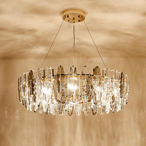 <span class=keywords><strong>NUEVO</strong></span> Diseño de Lámpara de Araña LED de Cristal de Lujo, Lámpara Colgante de Estilo Nórdico para Sala de Estar, <span class=keywords><strong>Hotel</strong></span>, Vestíbulo, Decoración Artística - Product Image 1