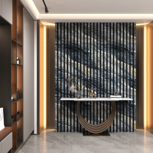Pannello Murale Scanalato Autoadesivo Domoora, Adesivo Murale Fonoassorbente a Strisce per Decorazione <span class=keywords><strong>Casa</strong></span> e Ufficio - Product Image 6