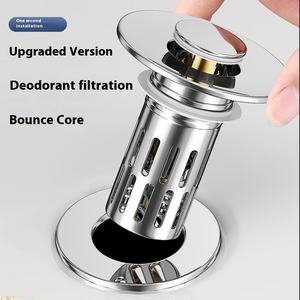 <span class=keywords><strong>Filtro</strong></span> a Molla per Lavabo a Pressione in Acciaio Inossidabile 304, Sostenibile e Moderno, per la Prosperità Domestica - Product Image 2