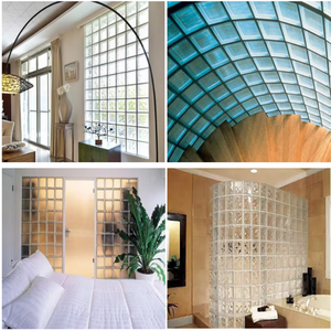 Bloques <span class=keywords><strong>de</strong></span> <span class=keywords><strong>vidrio</strong></span> aislantes transparentes personalizados Bloques <span class=keywords><strong>de</strong></span> <span class=keywords><strong>vidrio</strong></span> aislantes curvos <span class=keywords><strong>de</strong></span> esquina - Product Image 4