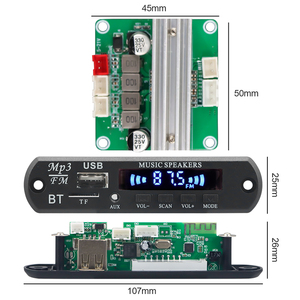 Vire Mini Không Dây Cho <span class=keywords><strong>Bluetooth</strong></span> Âm Thanh Điện <span class=keywords><strong>Receiver</strong></span> 2.0 Kênh 2x50w Công Suất Cao Bass <span class=keywords><strong>Amp</strong></span> Hội Đồng Quản Trị 2.0 Stereo Mô-đun Làm Bằng Nhựa - Product Image 5