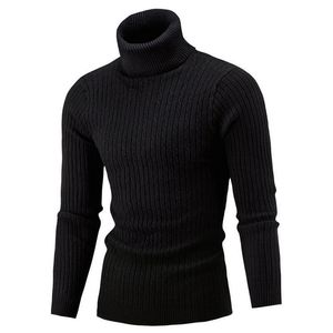 2025 Winter Layering Basics Bottoming Sweater <strong>Turtleneck</strong> <strong>Men's</strong> Pullover Solid <strong>Men</strong> Sweat Knit Under Sweaters <strong>Mens</strong> - Product Image 2