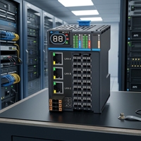 Controlador de Movimiento PLC EtherCAT de 2ns y 32 Ejes Personalizable, Controlador Lógico para Sistema de Fábrica Inteligente