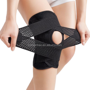 Rodillera ajustable profesional con estabilizadores laterales para la recuperación de desgarros meniscales y el alivio de la artritis - Product Image 4