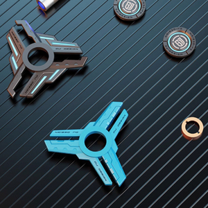 Mát kim loại ngón tay tay <span class=keywords><strong>spinner</strong></span> Đồ chơi sáng ánh sáng Thần Tài Spinners cho người lớn ADHD cứu trợ căng thẳng & lo lắng nhắm mục tiêu - Product Image 3