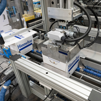 DRON Machine compacte à vitesse moyenne Emballage intermittent automatique fabriqué en Italie pour le bac ouvert Emballage en papier carton thermofusible découpé à l'emporte-pièce